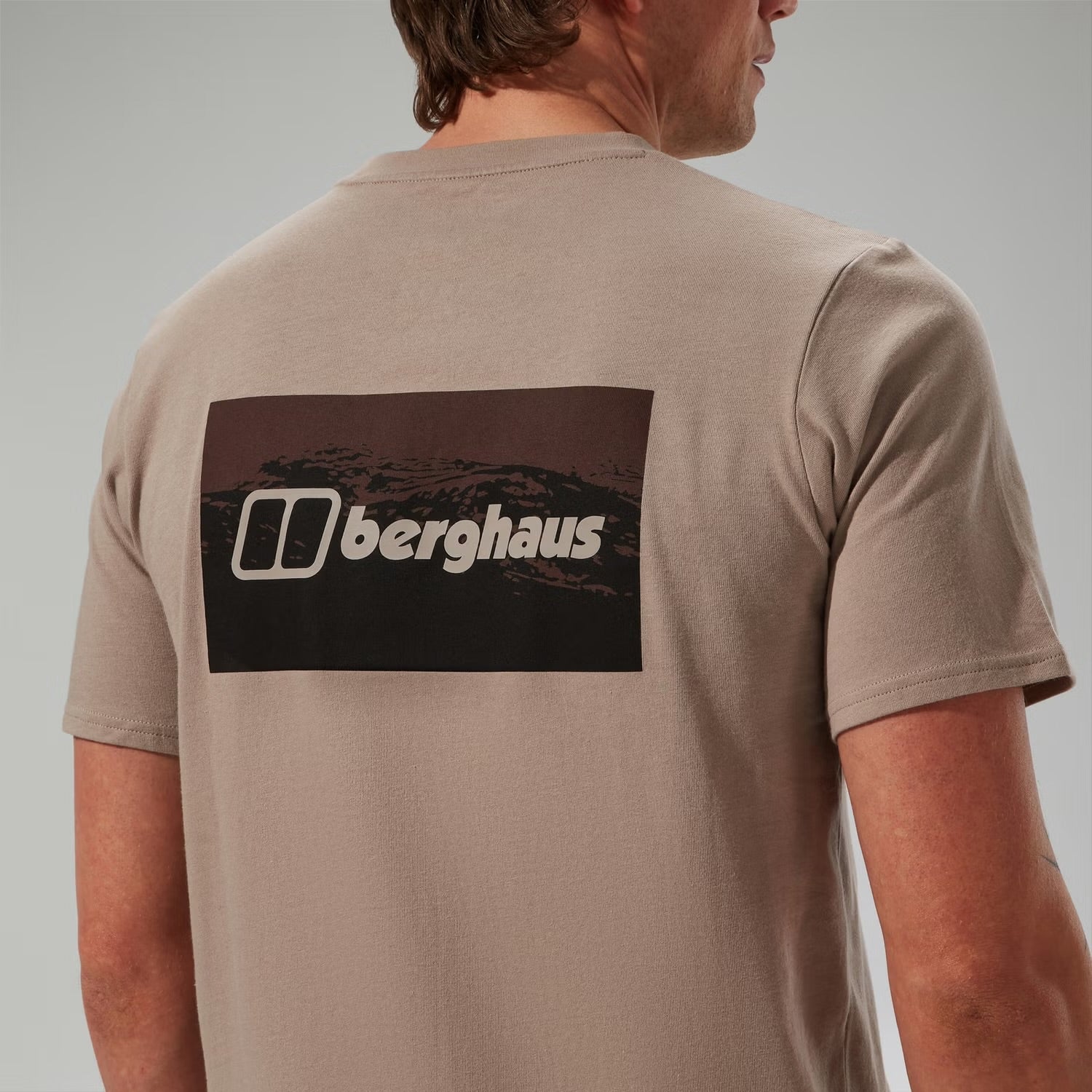 Berghaus Cheviot Box Logo Short Sleeve T-Shirt - Grey