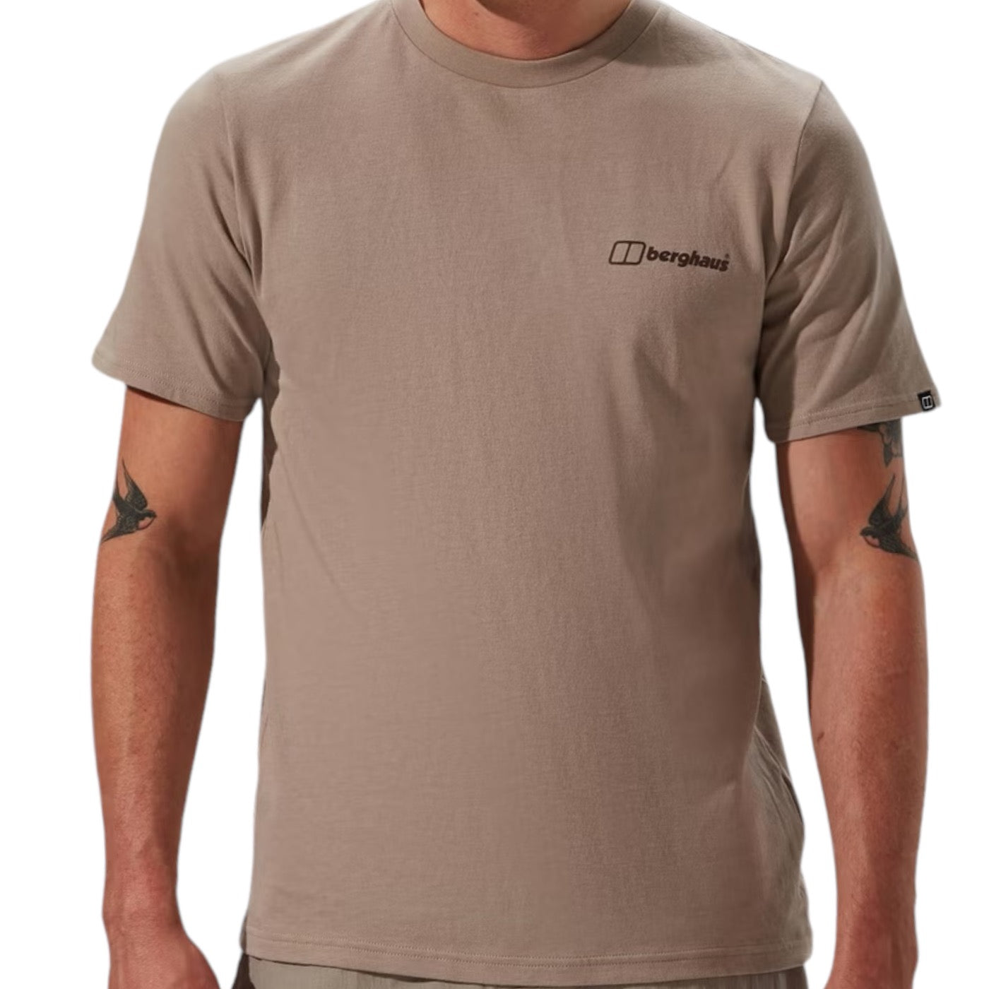 Berghaus Cheviot Box Logo Short Sleeve T-Shirt - Grey