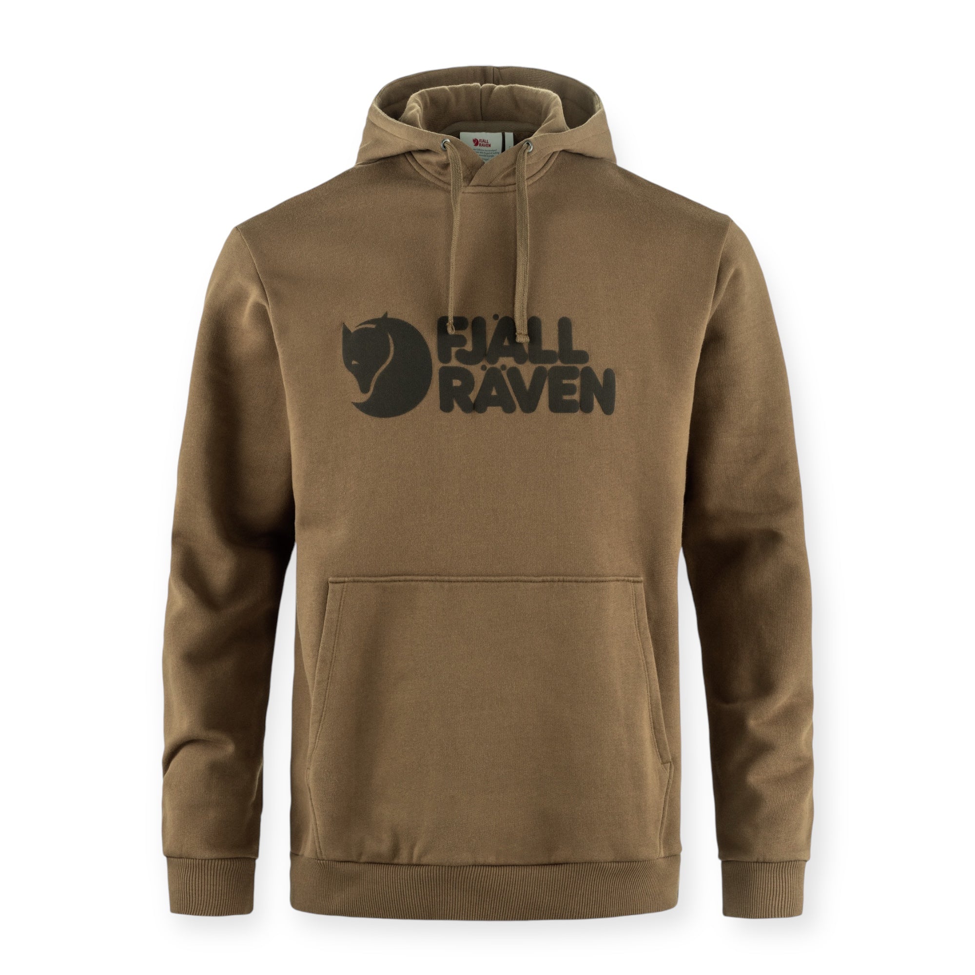 Fjallraven Logo Hoodie - Wood Brown