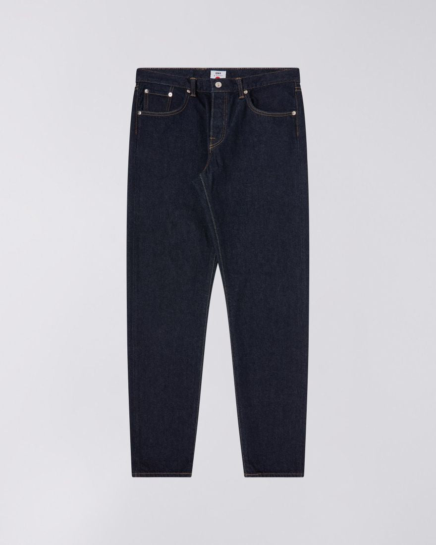 Edwin Kaihara Regular Tapered Indigo Stretch Denim - Blue Rinsed