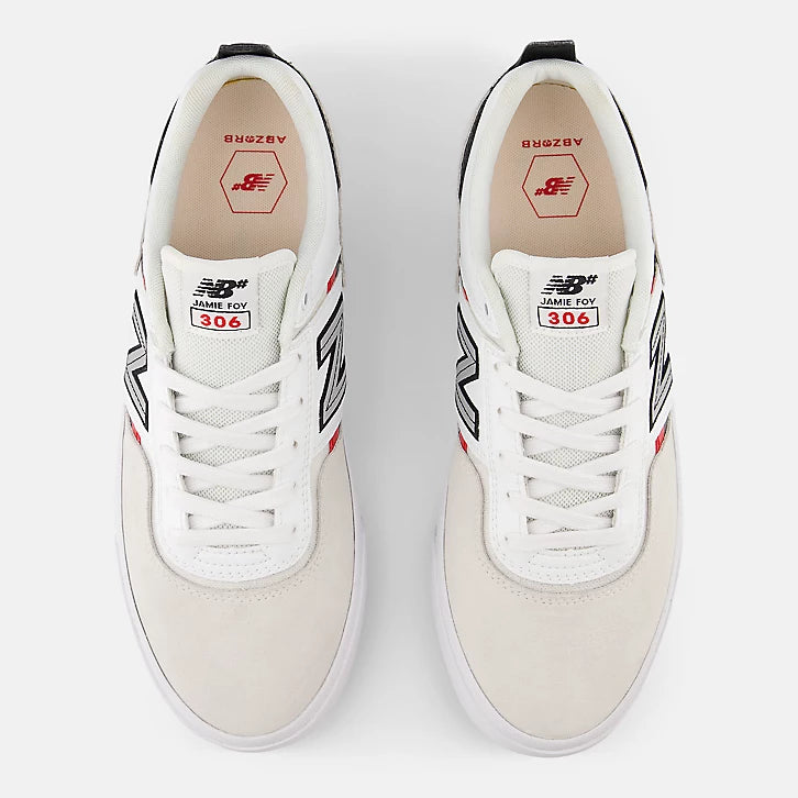 New Balance Numeric 306 - White / Red