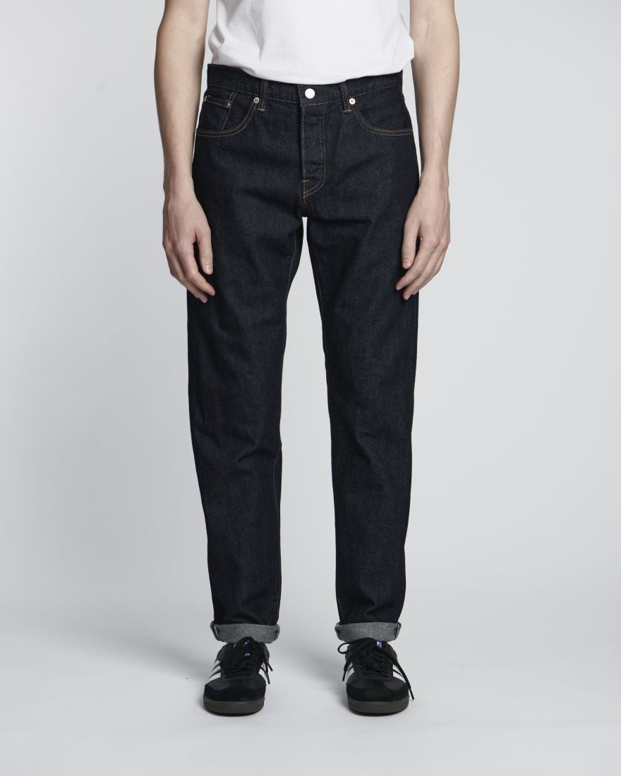 Edwin Kaihara Regular Tapered Indigo Stretch Denim - Blue Rinsed