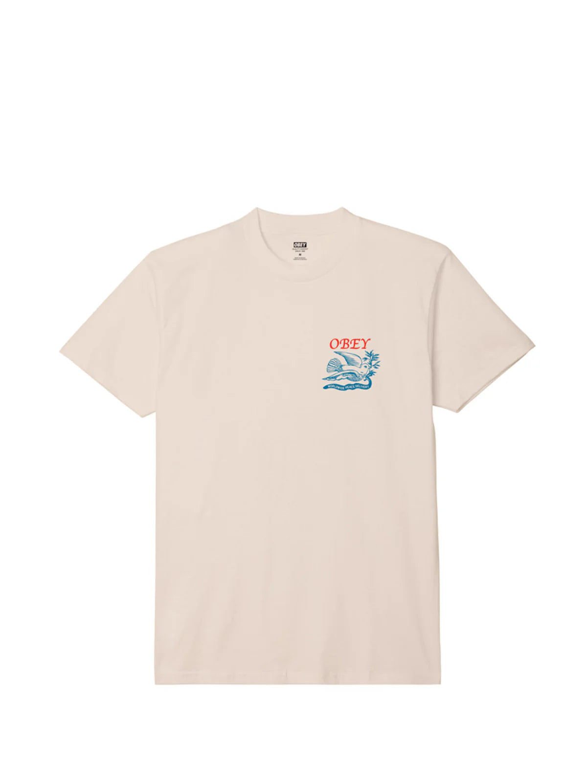 Obey Peace Delivery Dove T-Shirt - Cream