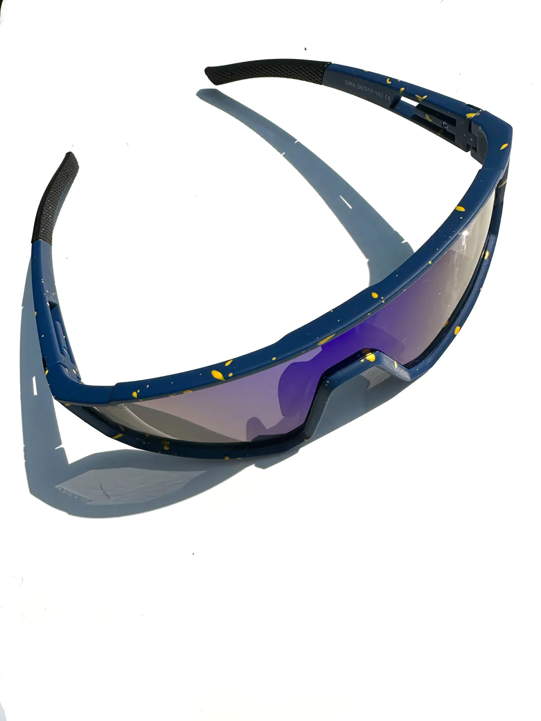 Outsiders Spaced  Sunglasses - Matte Navy / Yellow Speckled